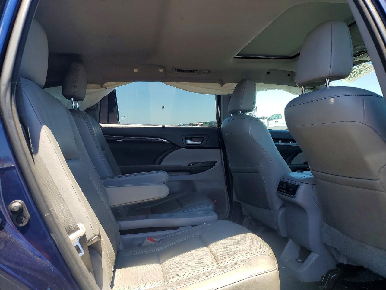 2015 Toyota Highlander Hybrid Limited Синий vin: 5TDDCRFH9FS008064