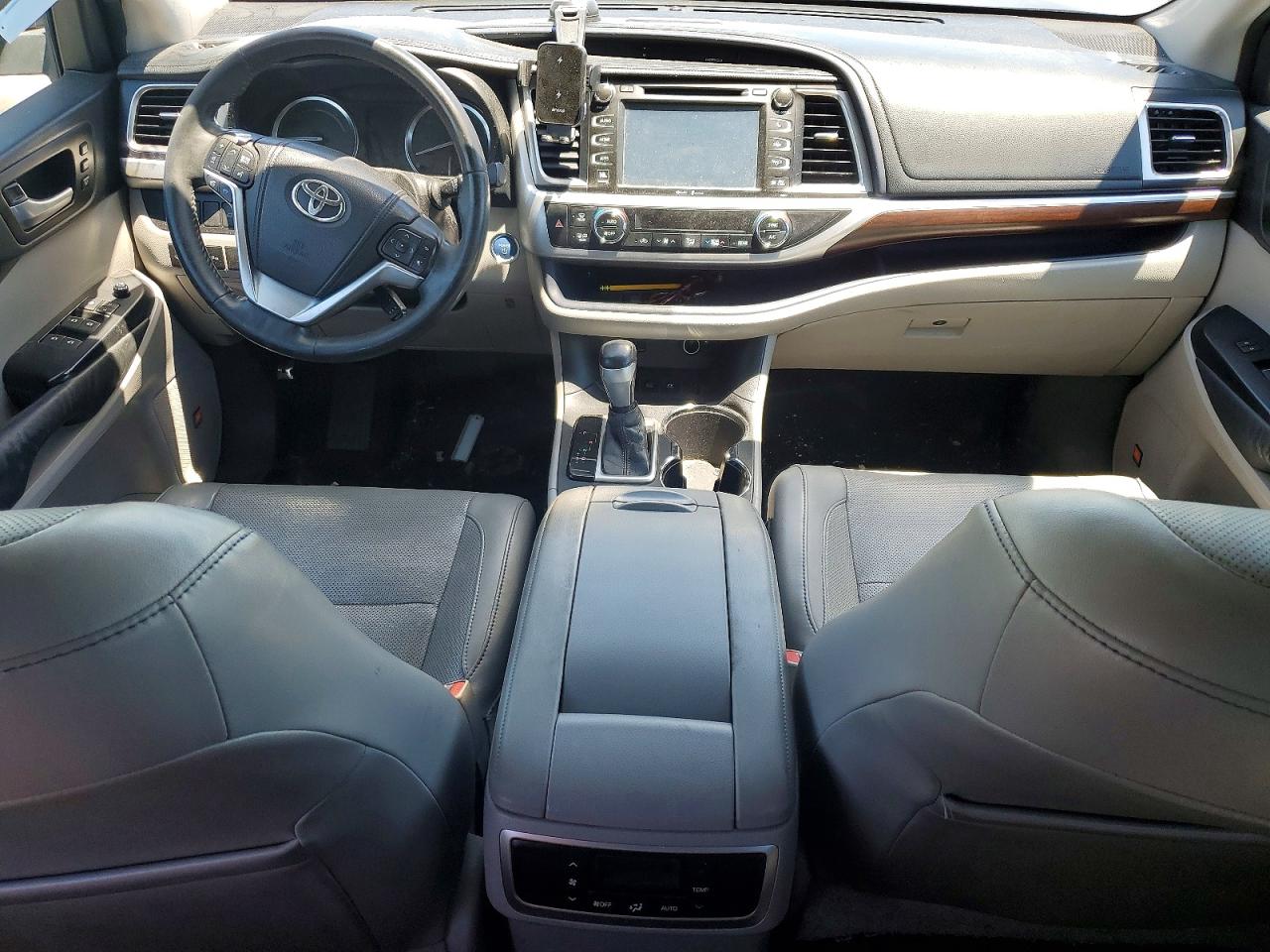 2015 Toyota Highlander Hybrid Limited Синий vin: 5TDDCRFH9FS008064