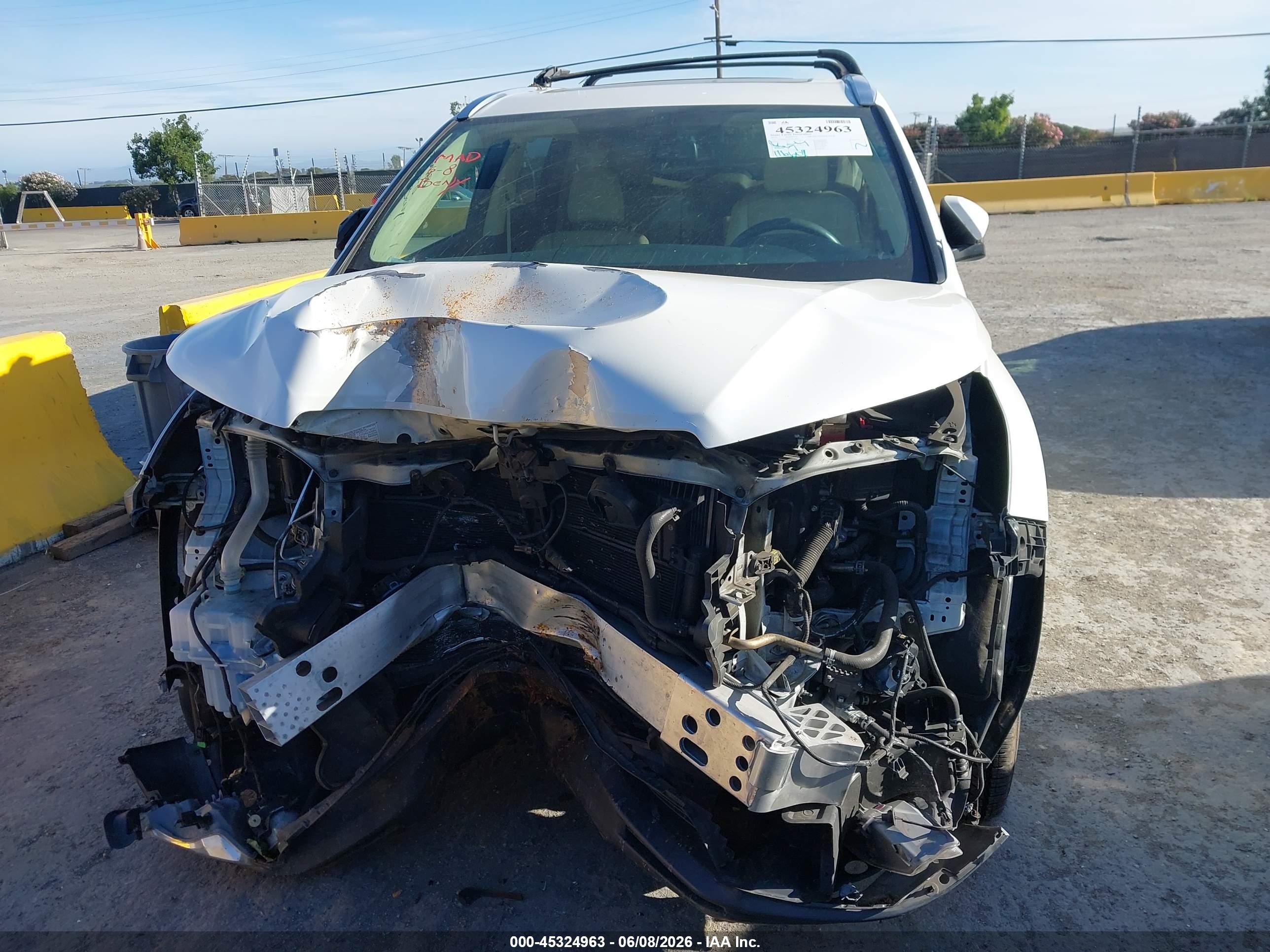 2015 Toyota Highlander Hybrid Limited White vin: 5TDDCRFH9FS008467