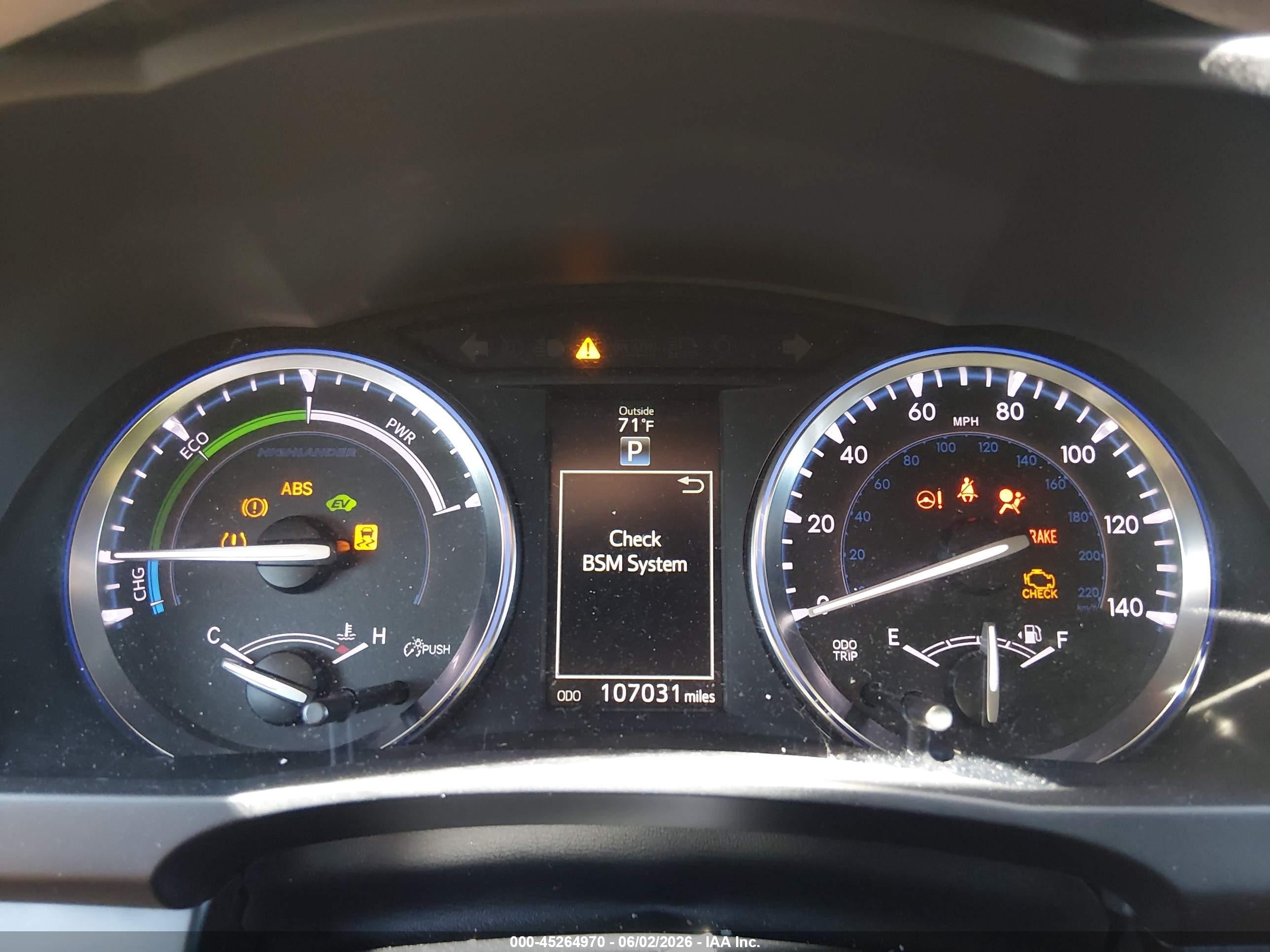 2015 Toyota Highlander Hybrid Limited Белый vin: 5TDDCRFHXFS010888