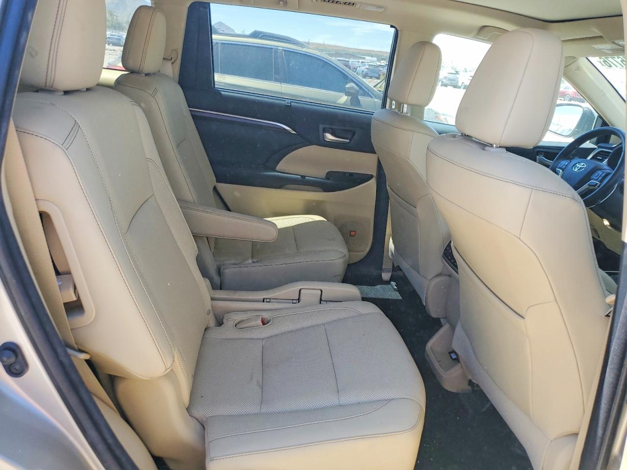 2015 Toyota Highlander Hybrid Limited Platinum Желто-коричневый vin: 5TDDCRFHXFS012284