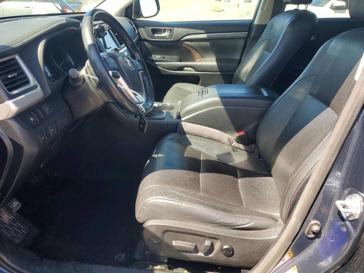 2017 Toyota Highlander Hybrid Limited Blue vin: 5TDDGRFH3HS023716