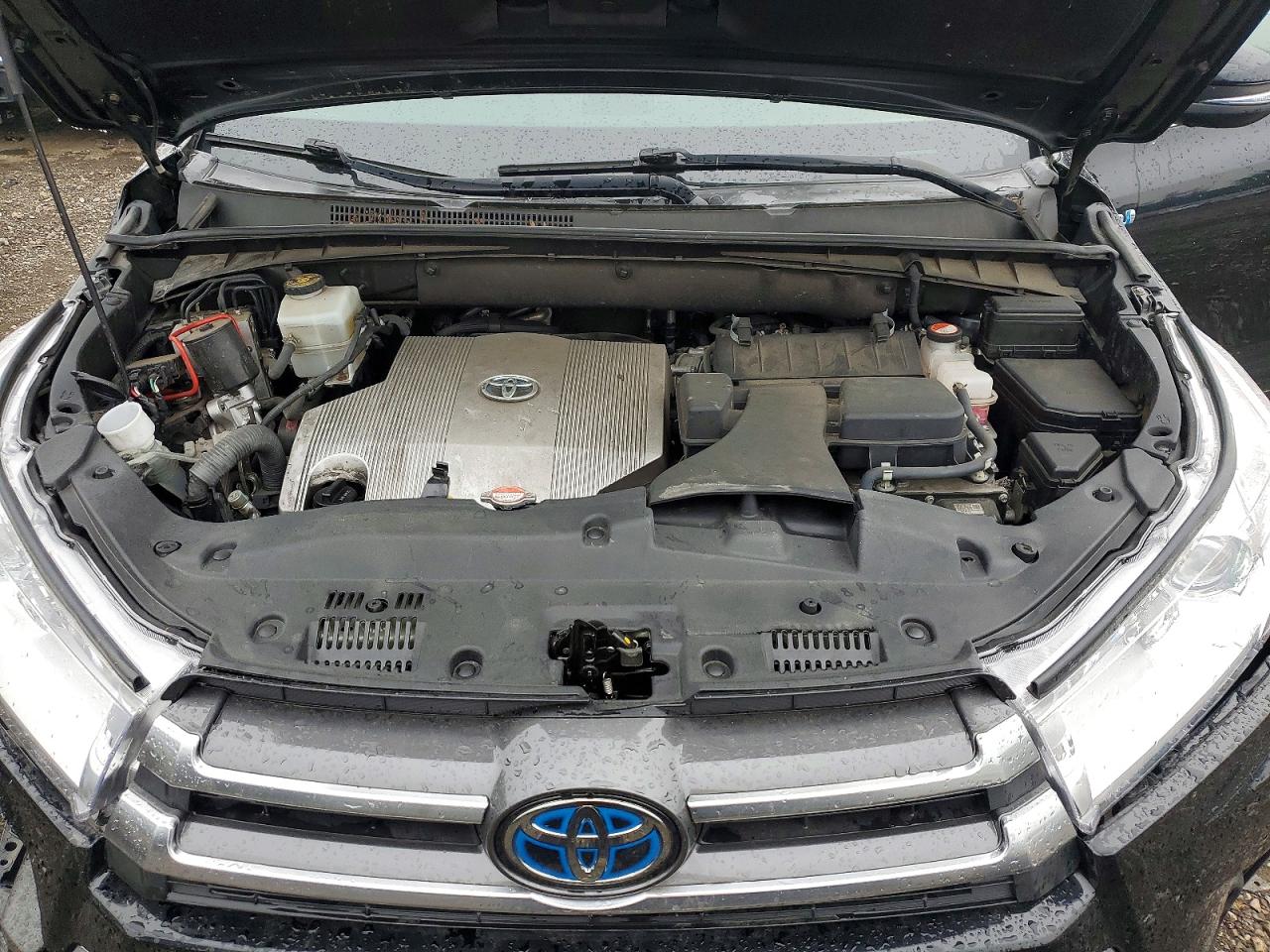 2017 Toyota Highlander Hybrid Limited Platinum Черный vin: 5TDDGRFH7HS022861