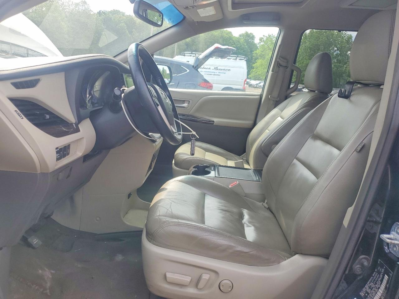 2015 Toyota Sienna Xle Premium 7-passenger Blue vin: 5TDDK3DC0FS119979