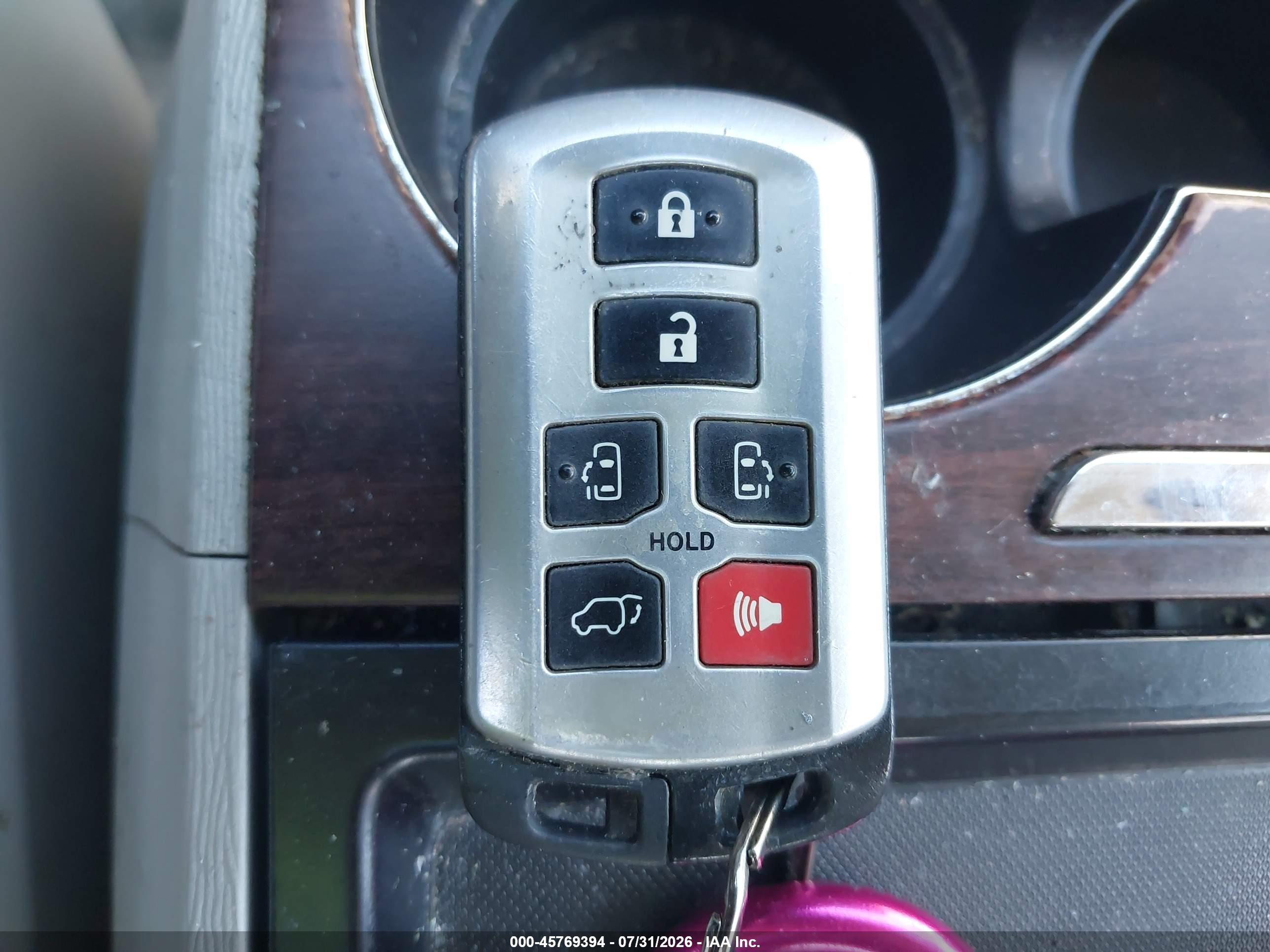 2011 Toyota Sienna Xle Gray vin: 5TDDK3DC1BS020534