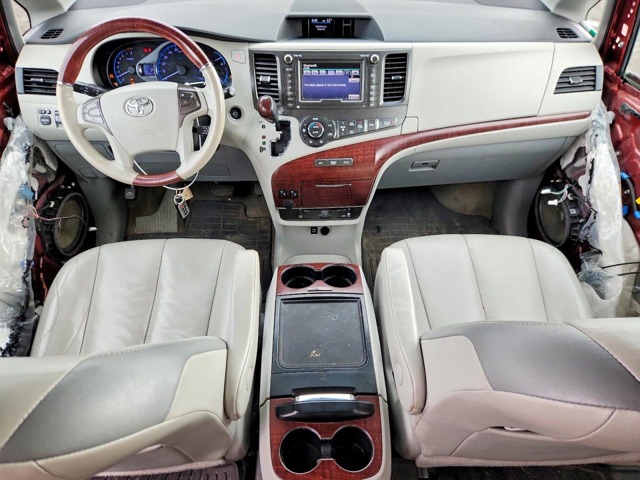 2013 Toyota Sienna Limited 7-passenger Красный vin: 5TDDK3DC1DS059305