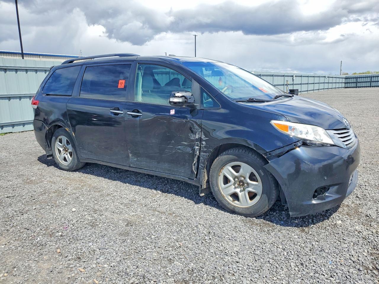 2014 Toyota Sienna Xle 7-passenger Черный vin: 5TDDK3DC1ES088207