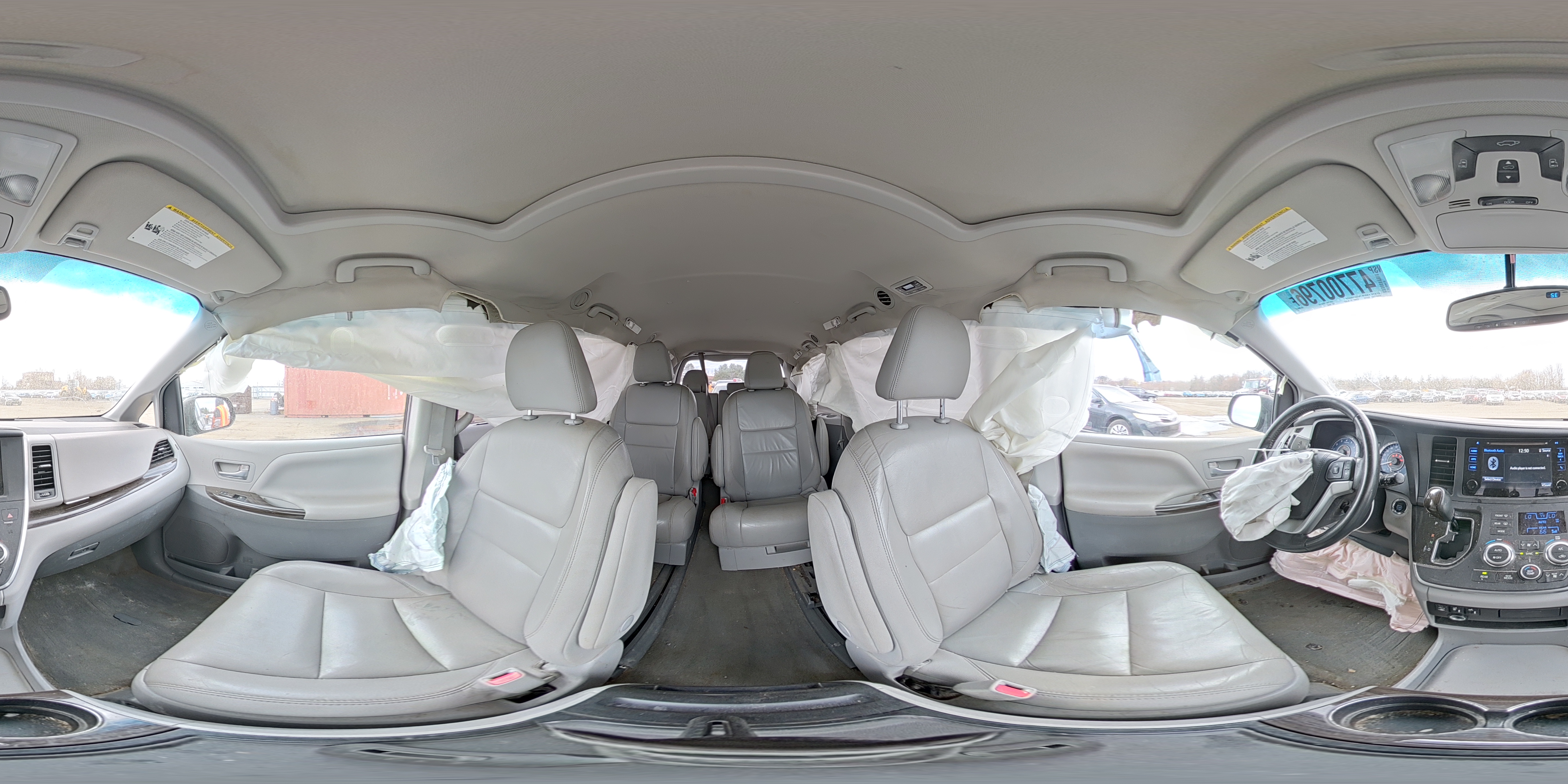 2015 Toyota Sienna Xle 7-passenger Blue vin: 5TDDK3DC1FS104942