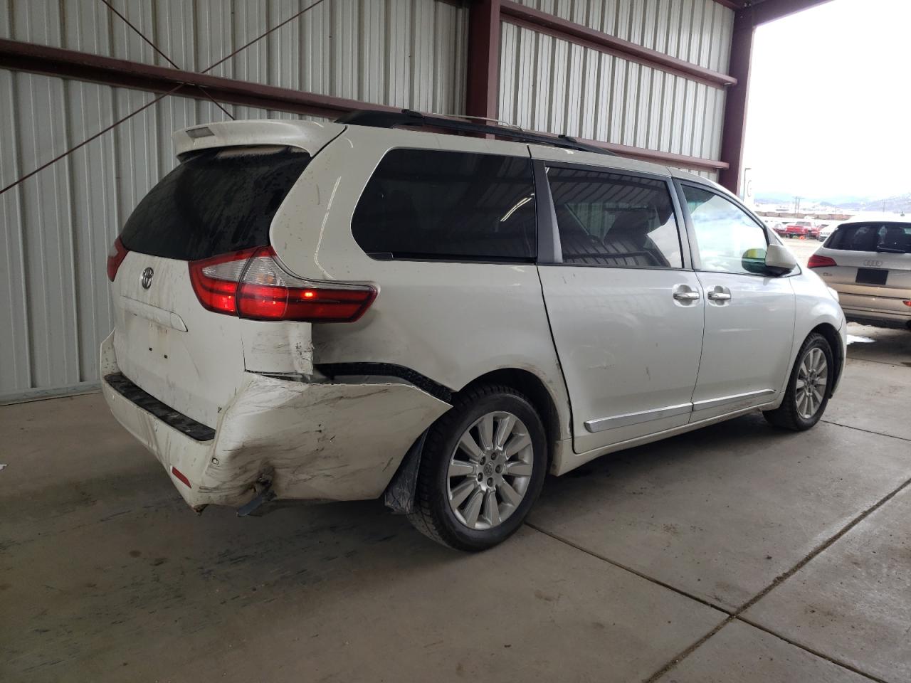 2015 Toyota Sienna Xle White vin: 5TDDK3DC1FS118758