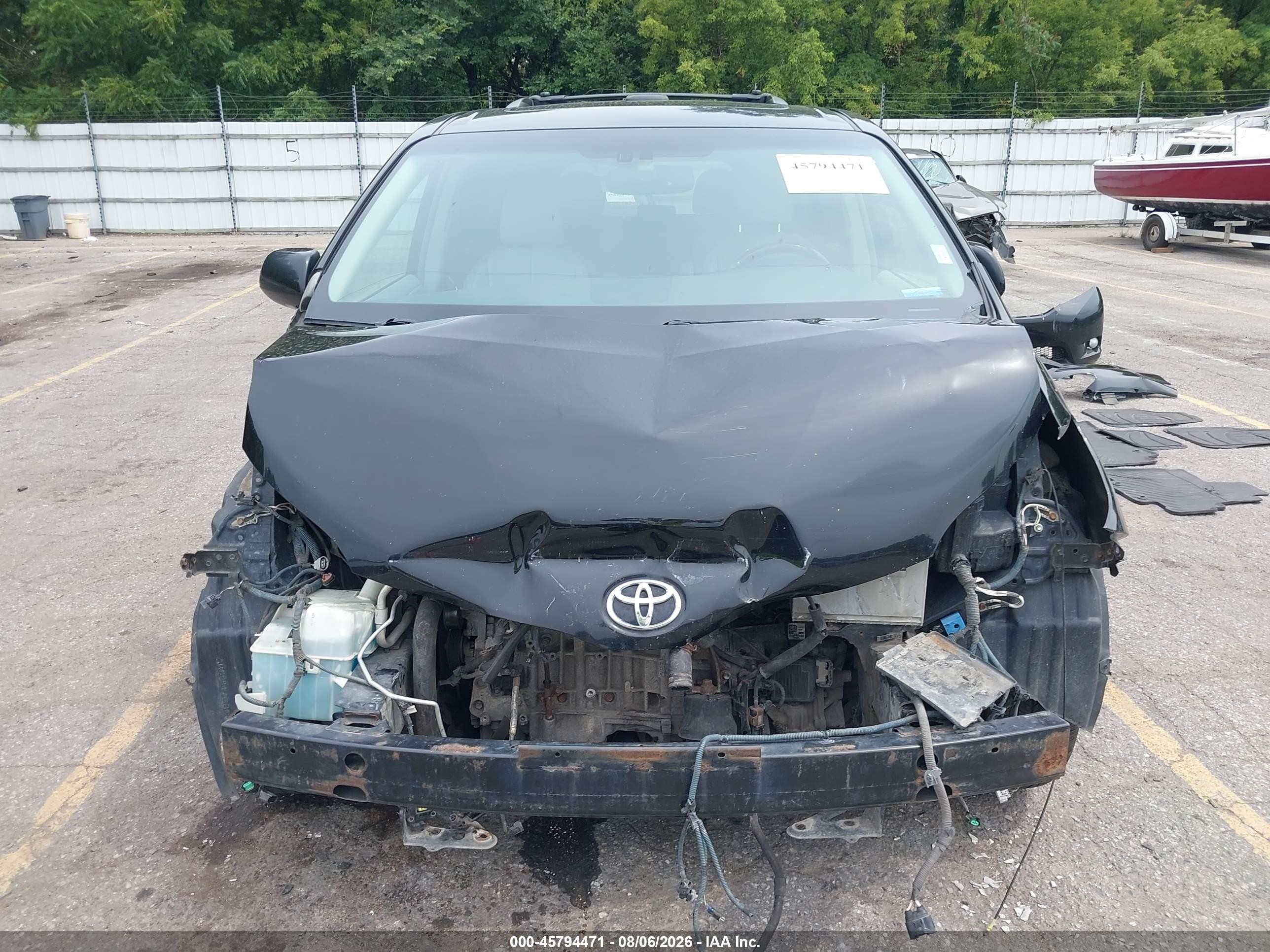 2011 Toyota Sienna Limited Black vin: 5TDDK3DC3BS006764