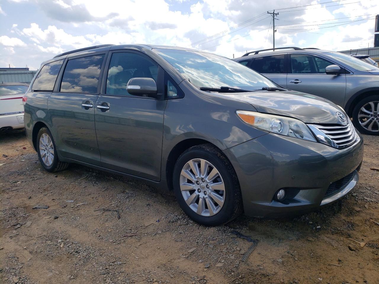 2013 Toyota Sienna Limited 7-passenger Green vin: 5TDDK3DC3DS052131