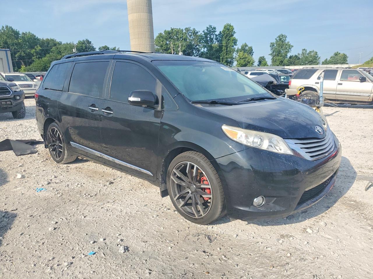 2013 Toyota Sienna Limited 7-passenger Black vin: 5TDDK3DC3DS061119