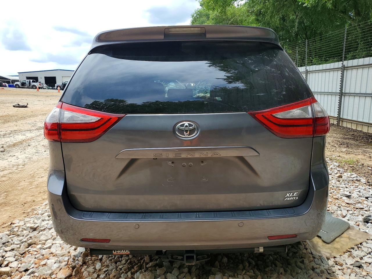 2015 Toyota Sienna Xle 7-passenger Gray vin: 5TDDK3DC3FS097668