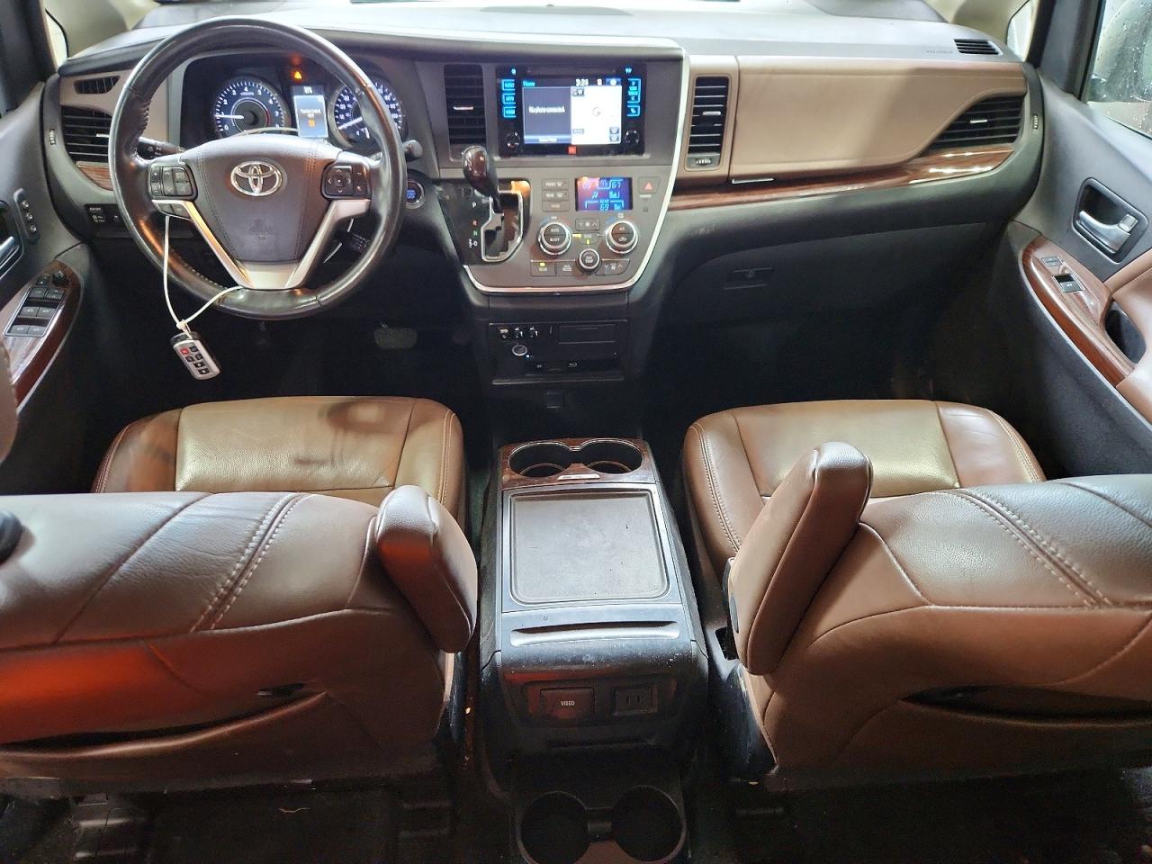 2015 Toyota Sienna Limited Premium 7-passenger Black vin: 5TDDK3DC4FS100416