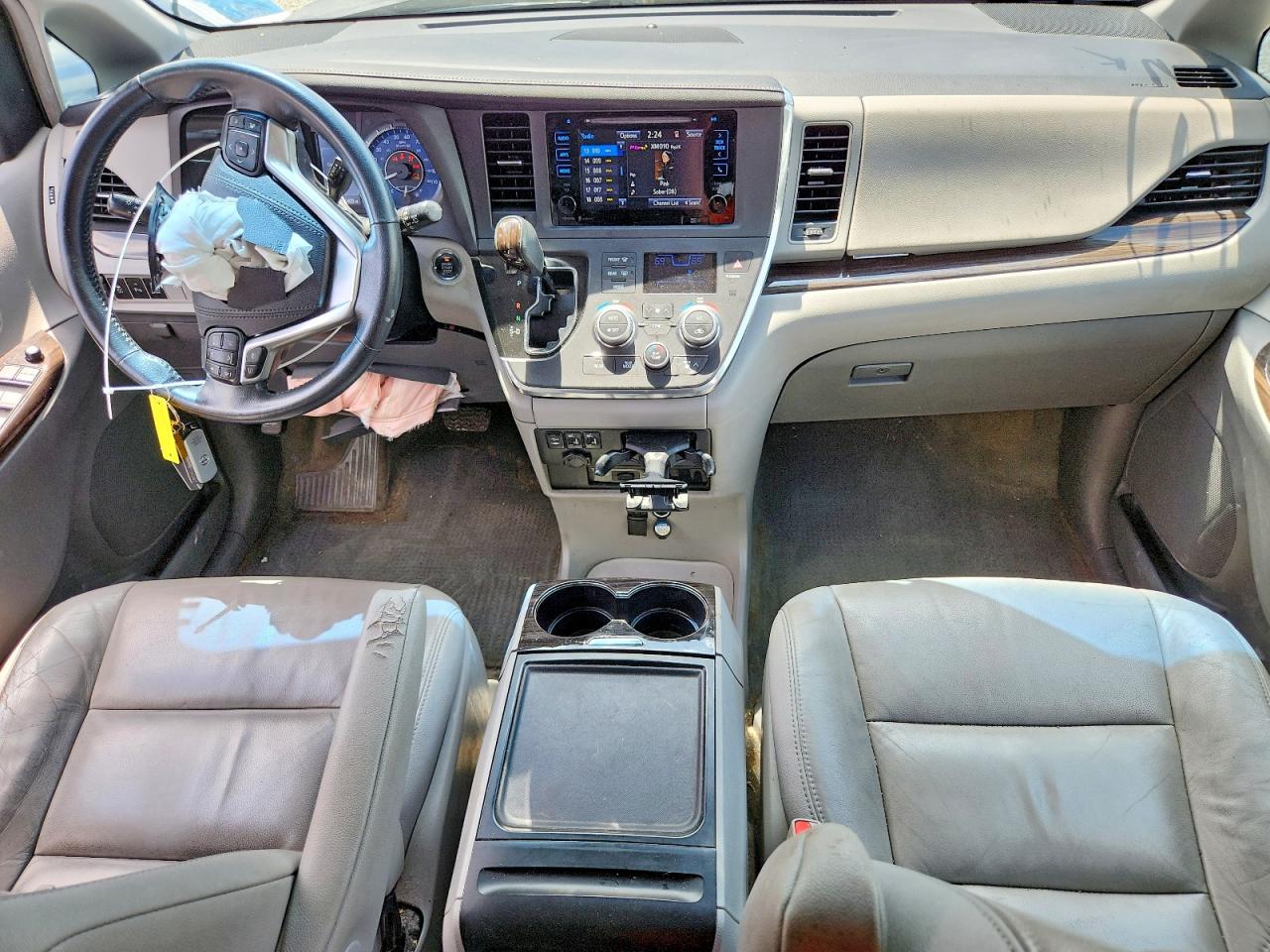 2015 Toyota Sienna Xle Premium 7-passenger Gray vin: 5TDDK3DC4FS109777
