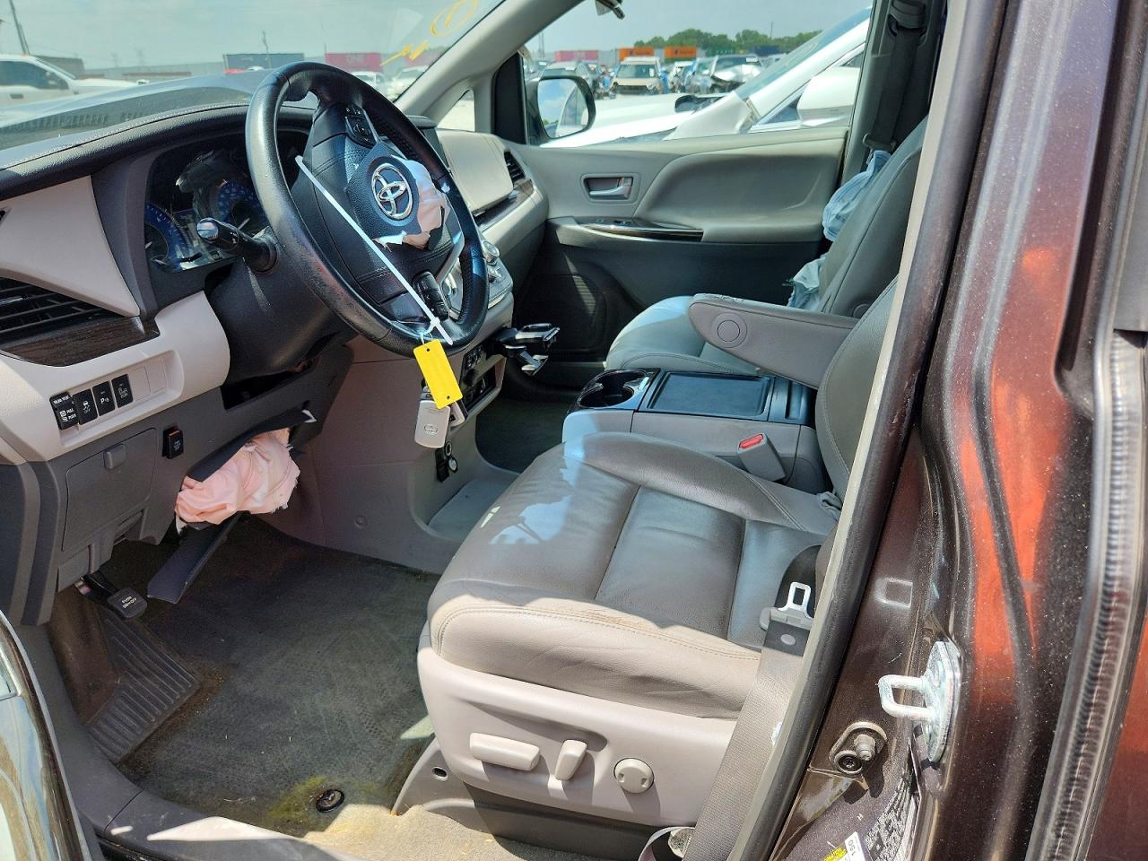 2015 Toyota Sienna Xle Premium 7-passenger Gray vin: 5TDDK3DC4FS109777