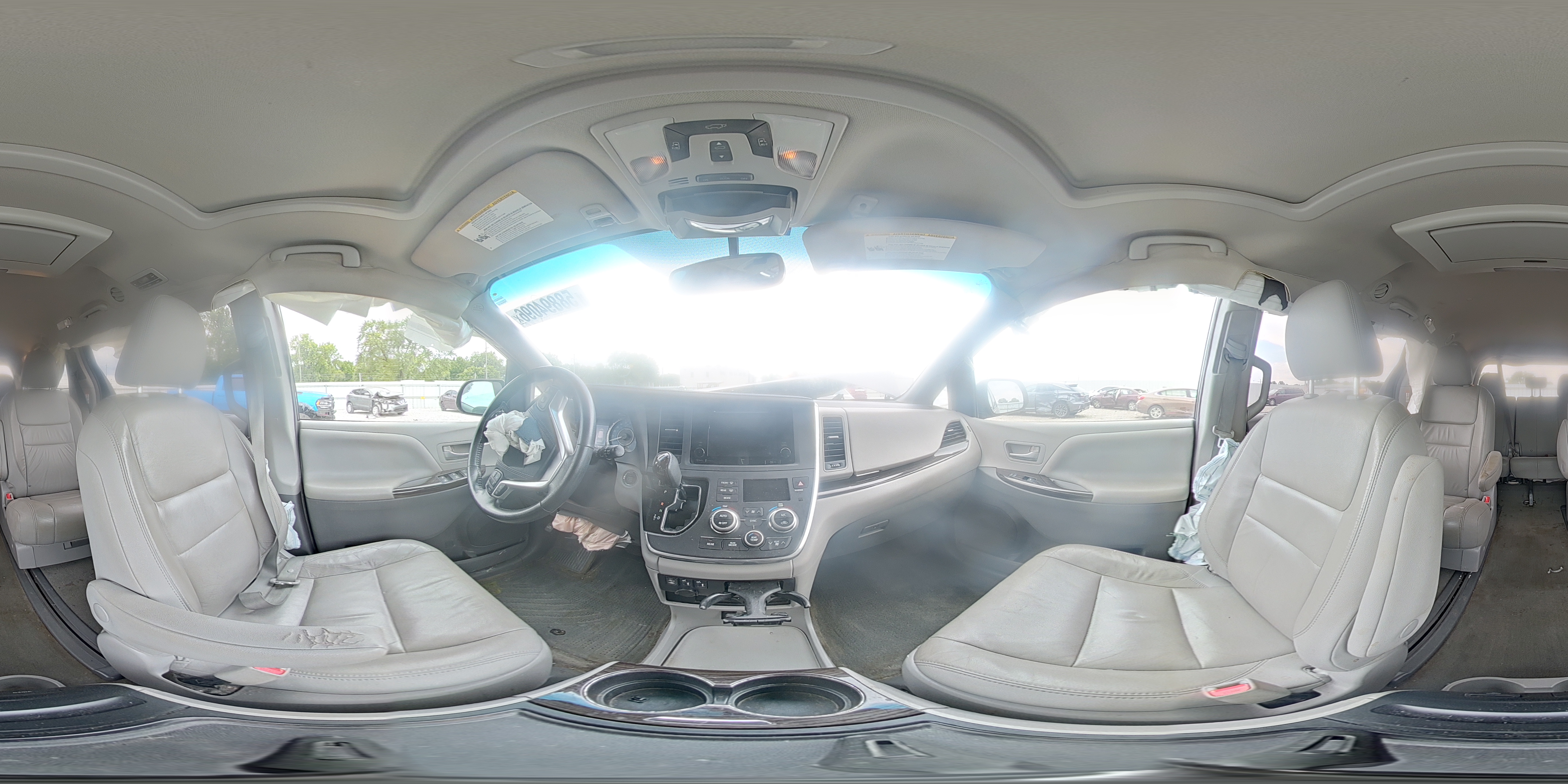 2015 Toyota Sienna Xle Premium 7-passenger Gray vin: 5TDDK3DC4FS109777