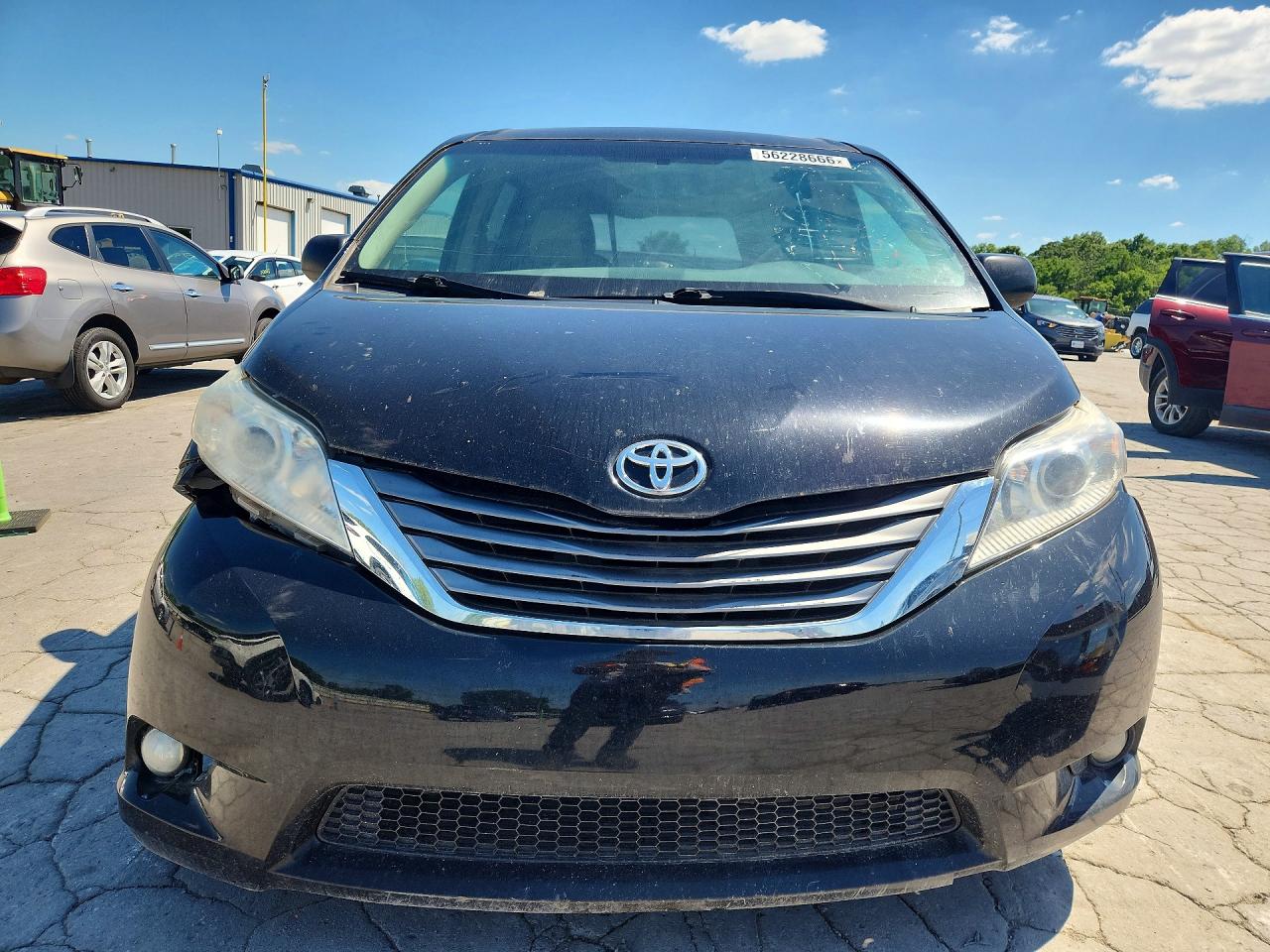 2012 Toyota Sienna Xle 7-passenger Black vin: 5TDDK3DC5CS042019
