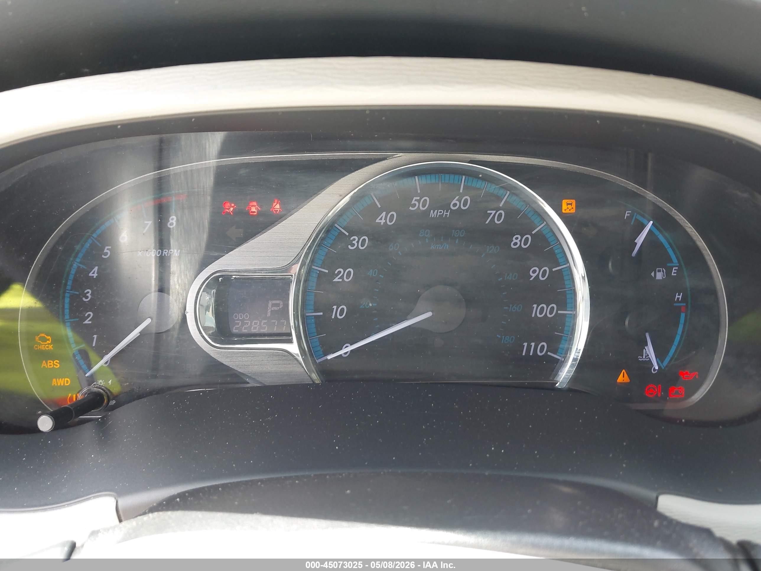 2013 Toyota Sienna Xle 7 Passenger Gray vin: 5TDDK3DC5DS063180