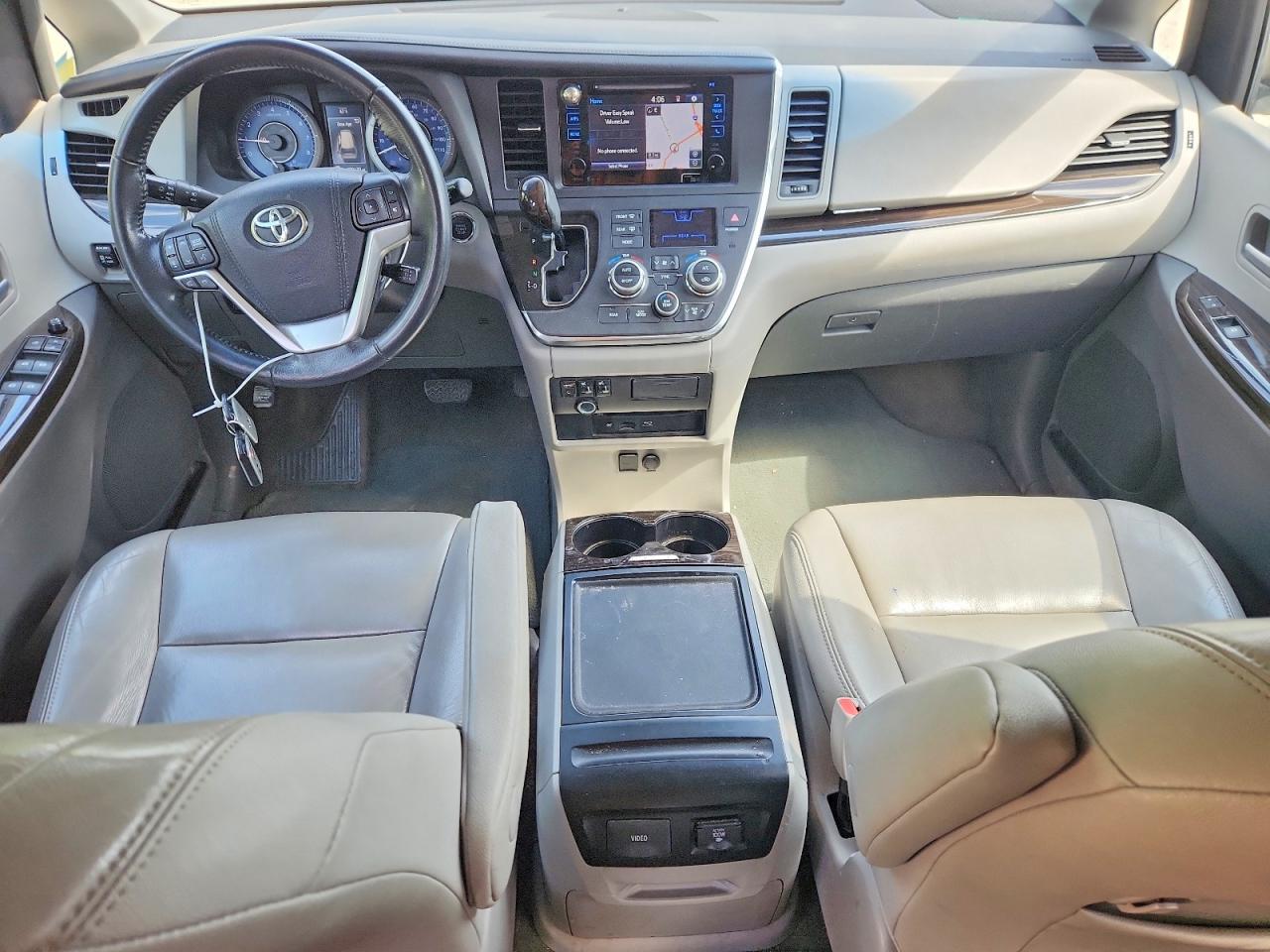 2015 Toyota Sienna Xle Premium 7-passenger Blue vin: 5TDDK3DC5FS095050