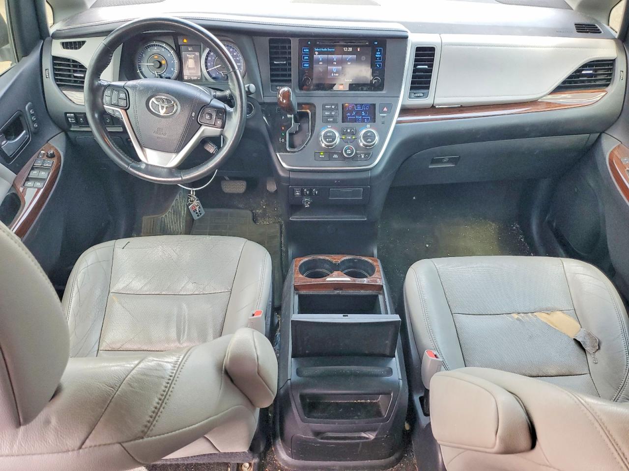 2015 Toyota Sienna Limited 7-passenger Белый vin: 5TDDK3DC5FS105091