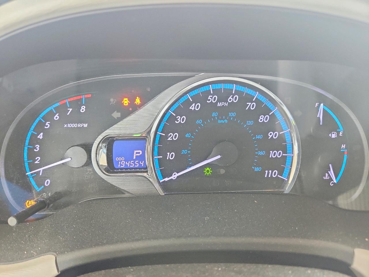 2011 Toyota Sienna Xle 7-passenger Black vin: 5TDDK3DC6BS008427