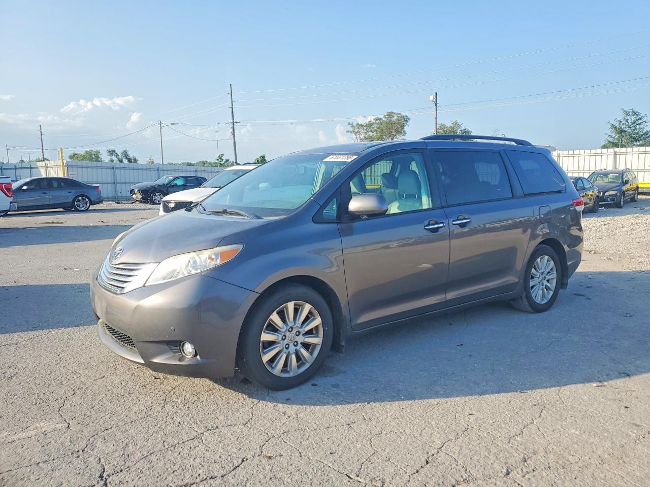 2012 Toyota Sienna Limited 7-passenger Charcoal vin: 5TDDK3DC7CS036335