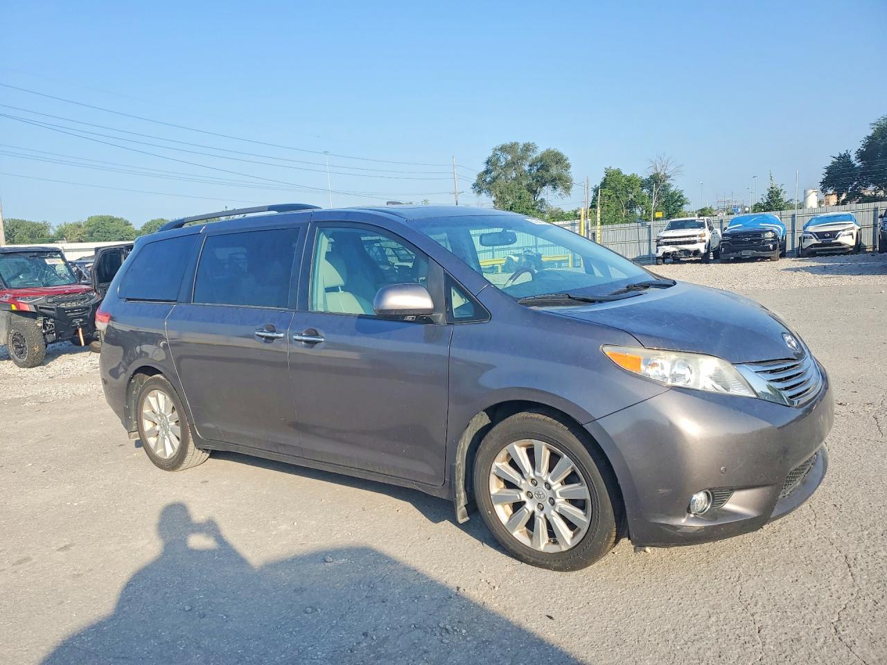 2012 Toyota Sienna Limited 7-passenger Charcoal vin: 5TDDK3DC7CS036335