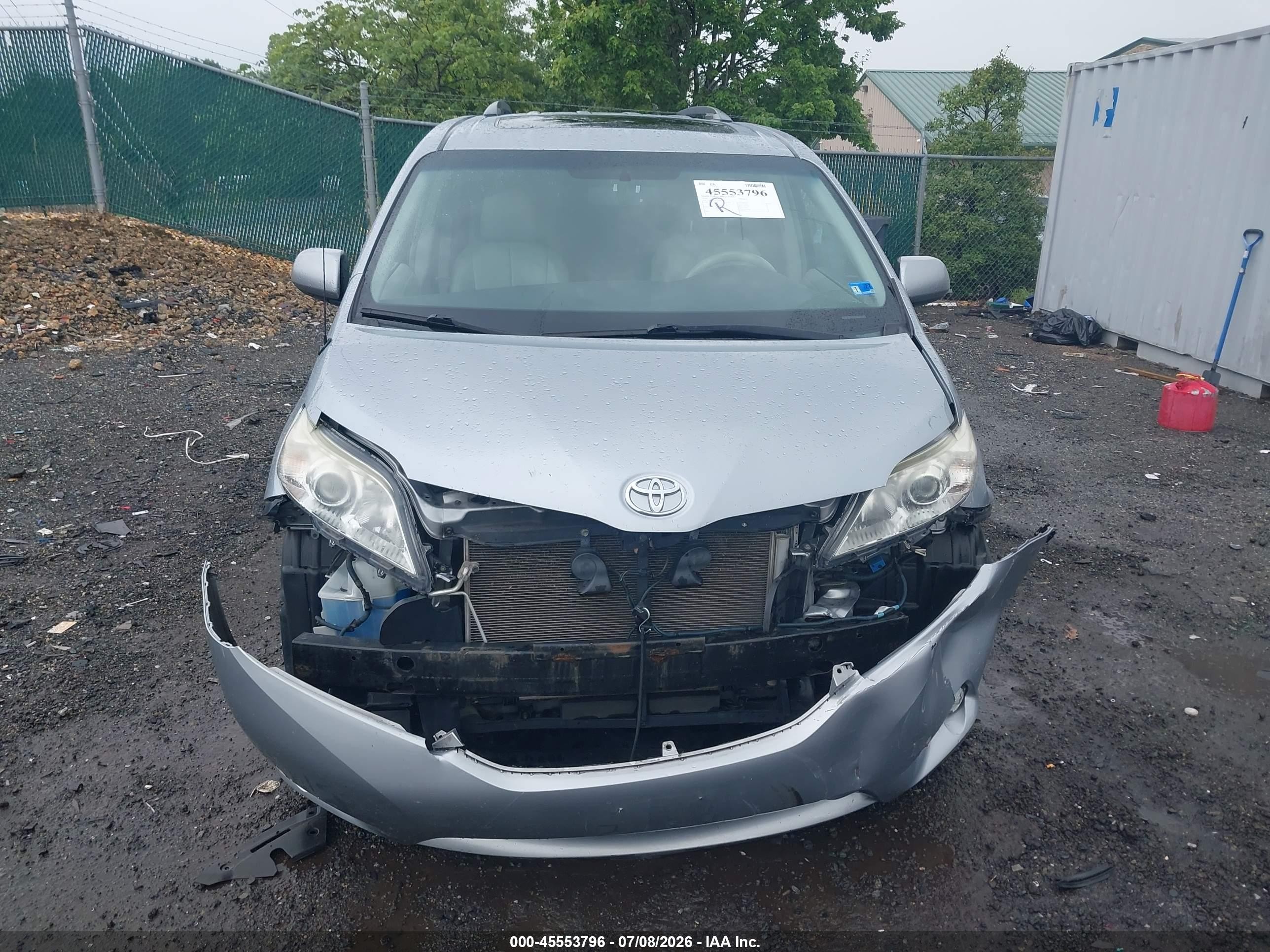 2014 Toyota Sienna Xle 7 Passenger Gray vin: 5TDDK3DC7ES090608