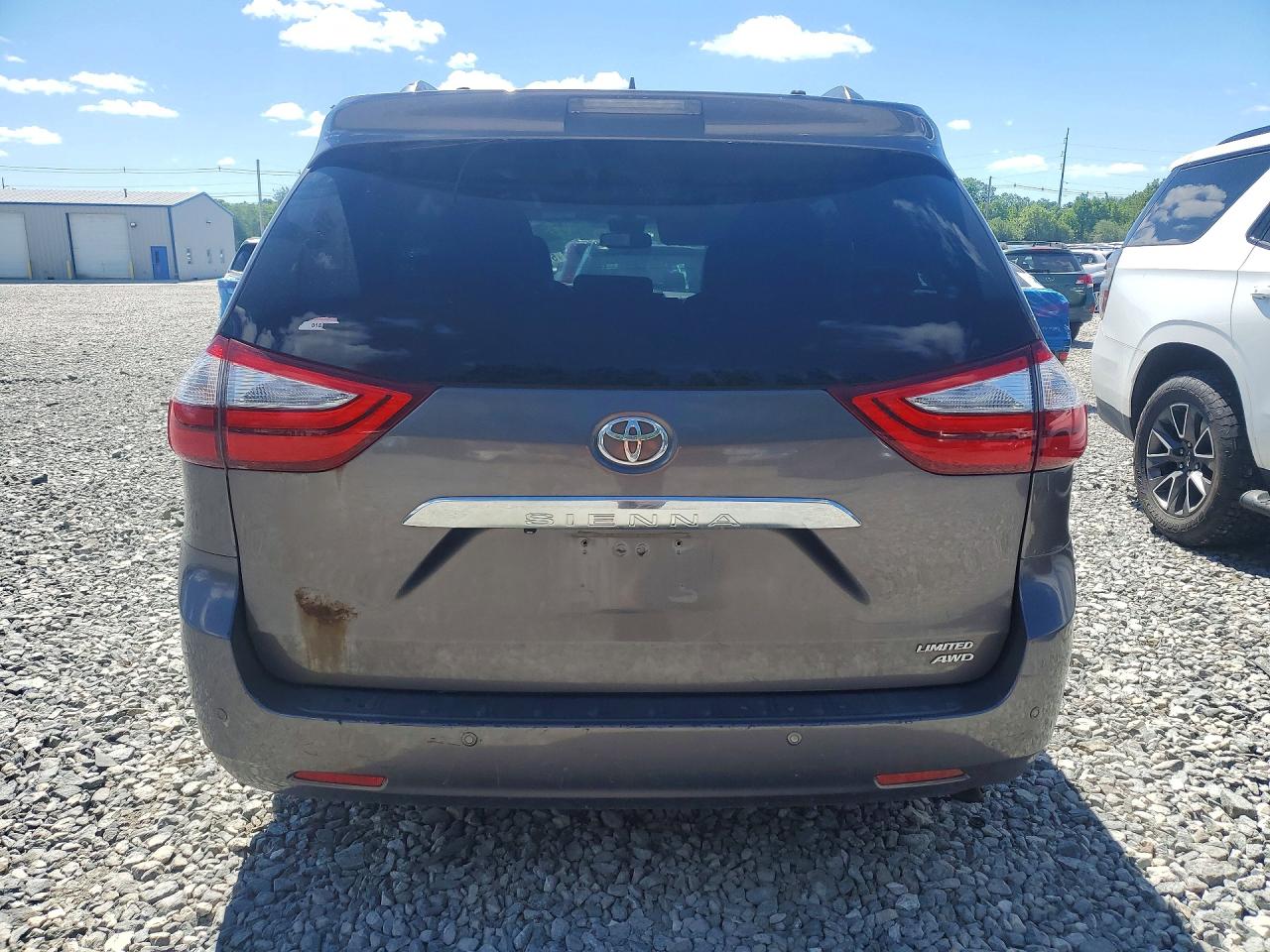 2015 Toyota Sienna Limited Premium 7-passenger Серый vin: 5TDDK3DC7FS102919