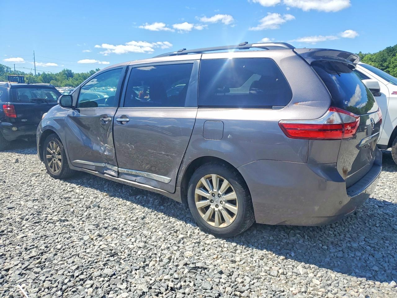 2015 Toyota Sienna Limited Premium 7-passenger Серый vin: 5TDDK3DC7FS102919