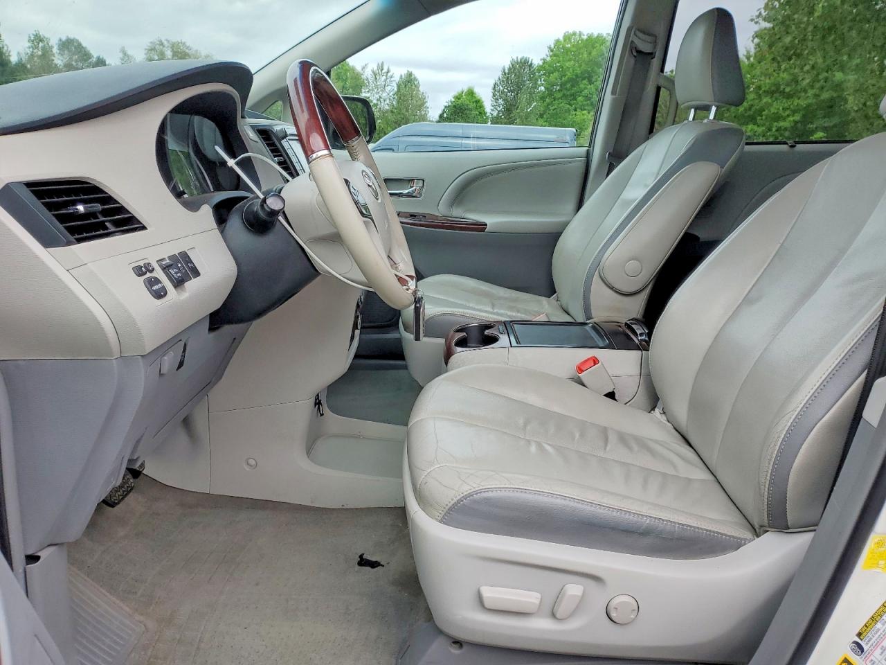 2012 Toyota Sienna Limited 7-passenger White vin: 5TDDK3DC8CS043441