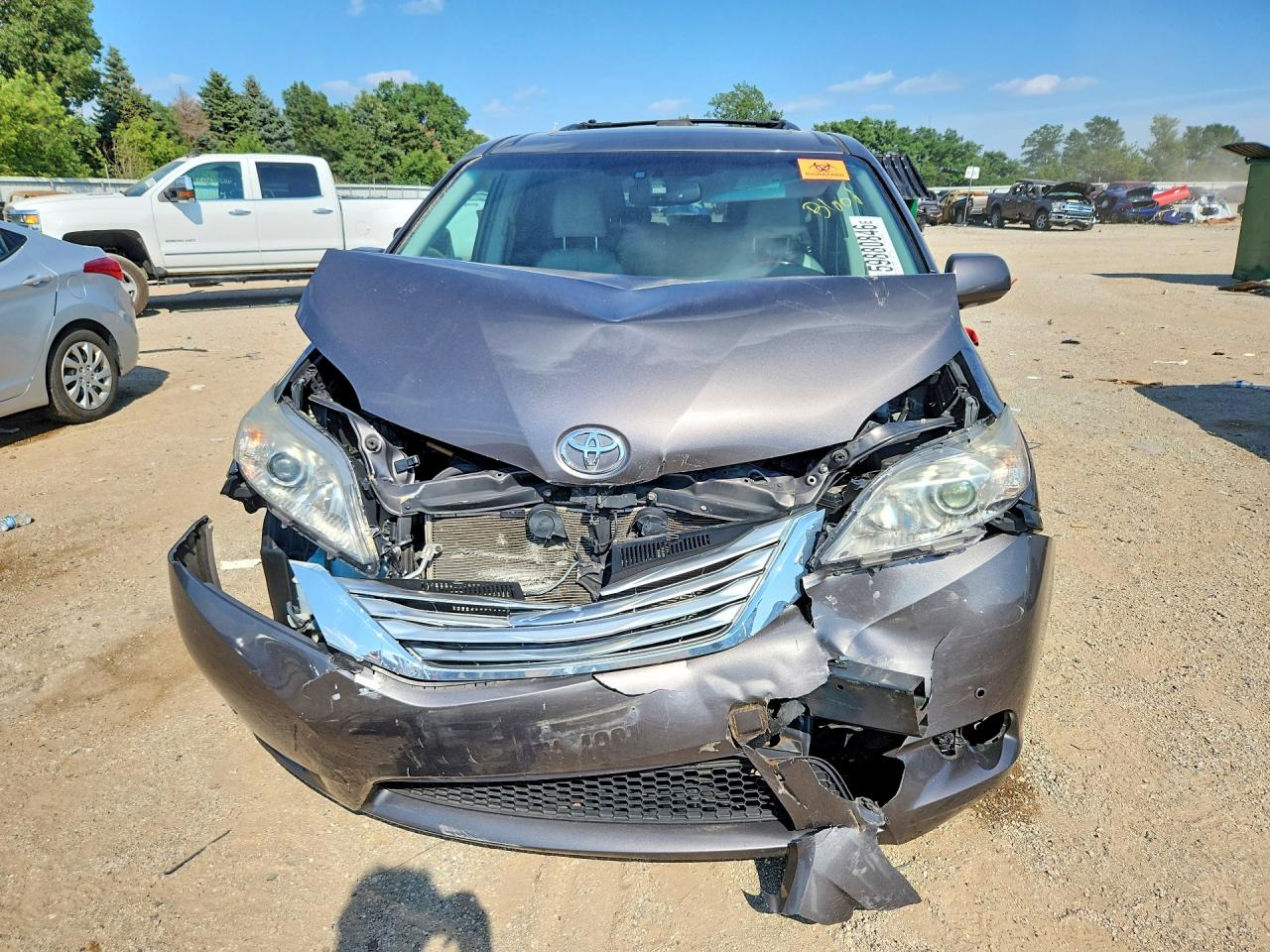 2012 Toyota Sienna Limited 7-passenger Gray vin: 5TDDK3DC8CS043519