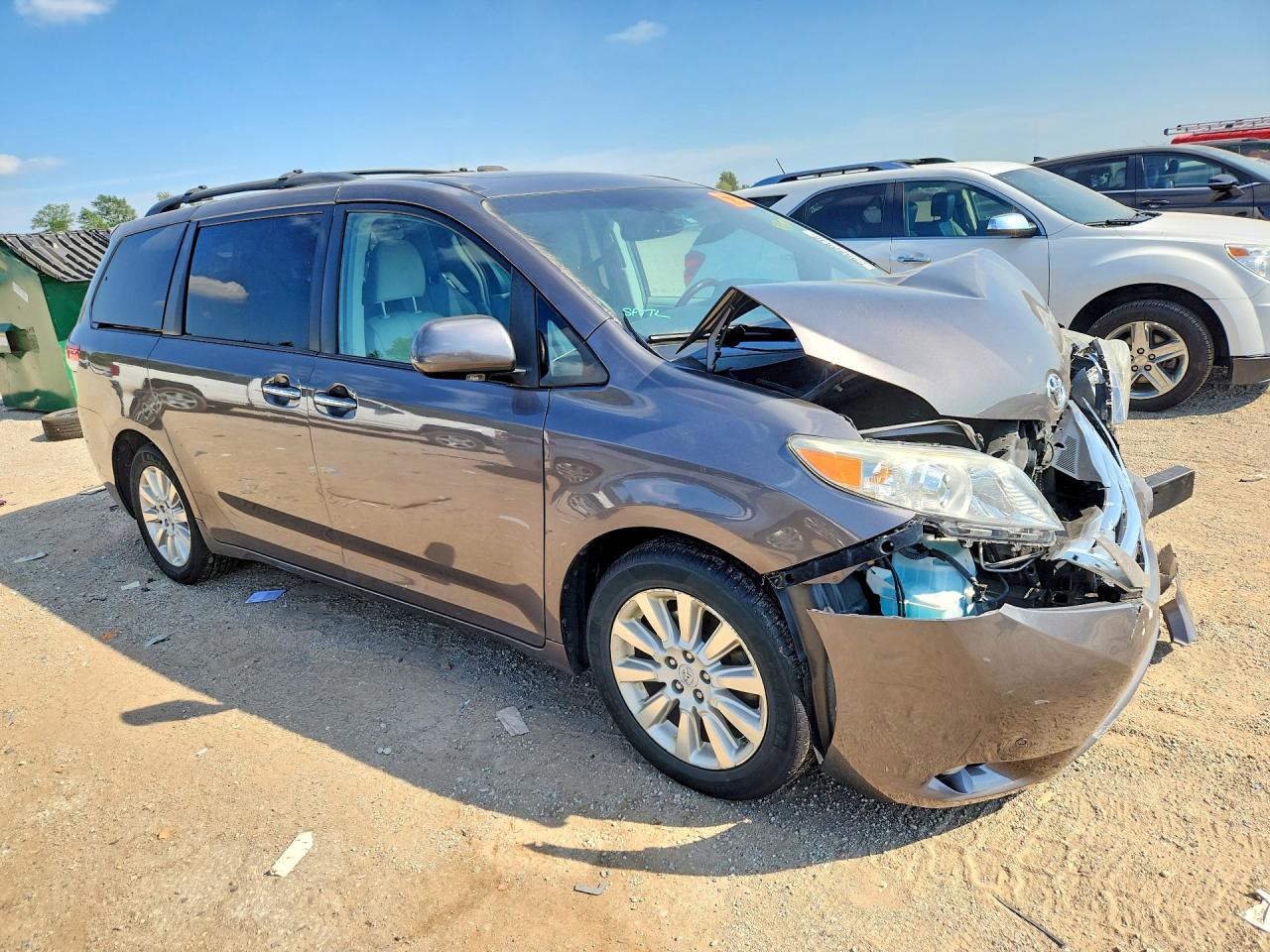 2012 Toyota Sienna Limited 7-passenger Gray vin: 5TDDK3DC8CS043519