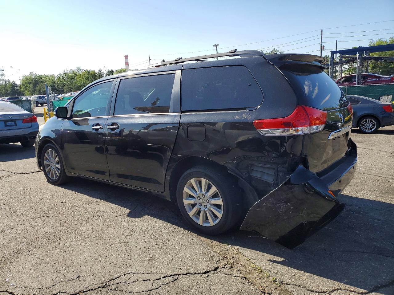 2013 Toyota Sienna Limited 7-passenger Black vin: 5TDDK3DC8DS069927
