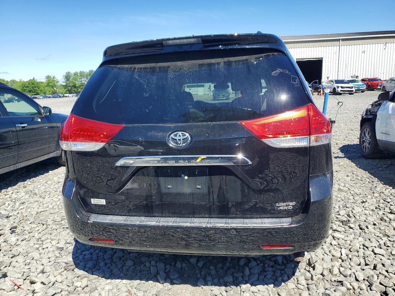 2014 Toyota Sienna Limited 7-passenger Black vin: 5TDDK3DC8ES087829