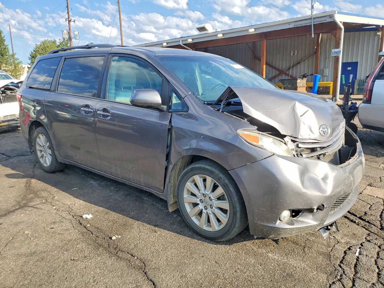 2015 Toyota Sienna Xle Premium 7-passenger Gray vin: 5TDDK3DC8FS106588