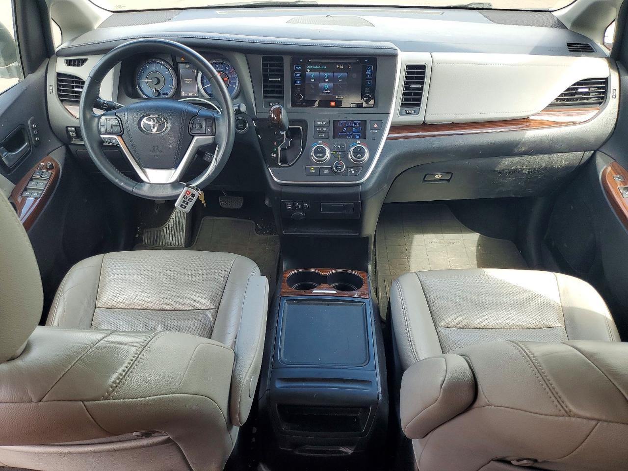 2015 Toyota Sienna Limited 7-passenger Gray vin: 5TDDK3DC8FS128428