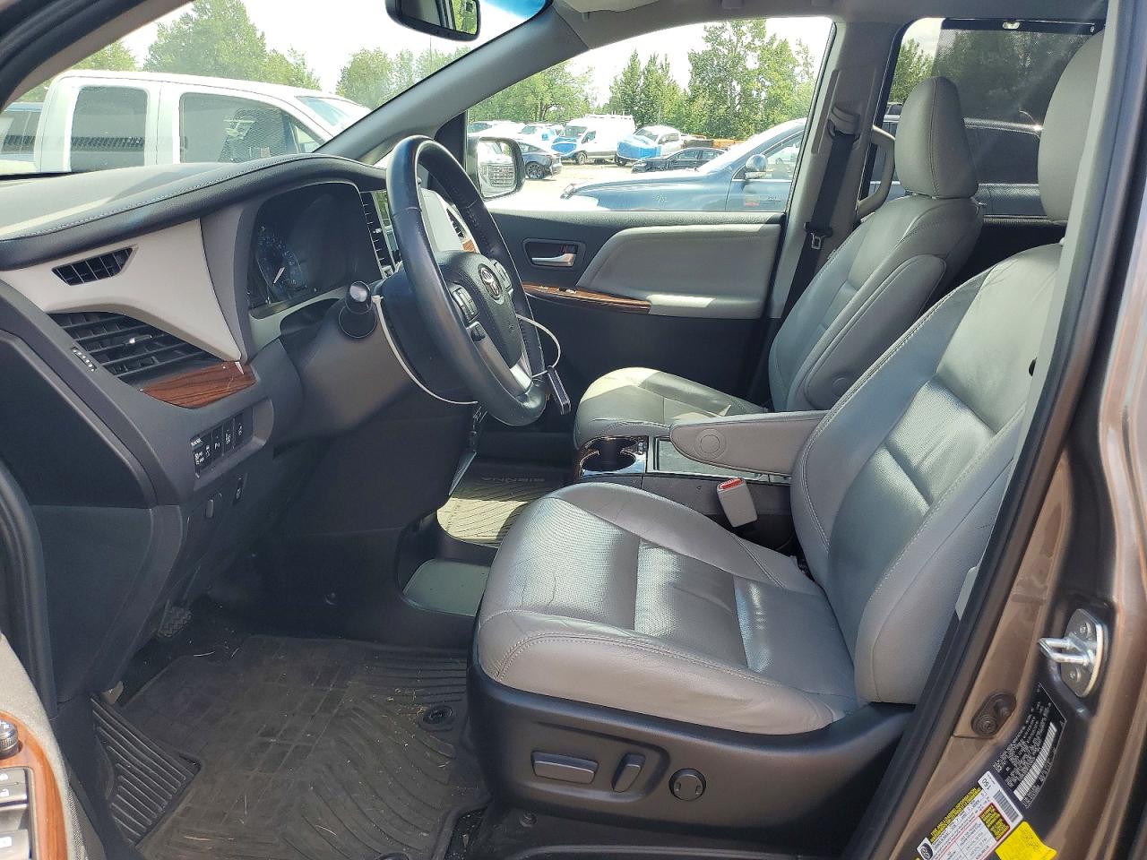 2015 Toyota Sienna Limited 7-passenger Gray vin: 5TDDK3DC8FS128428