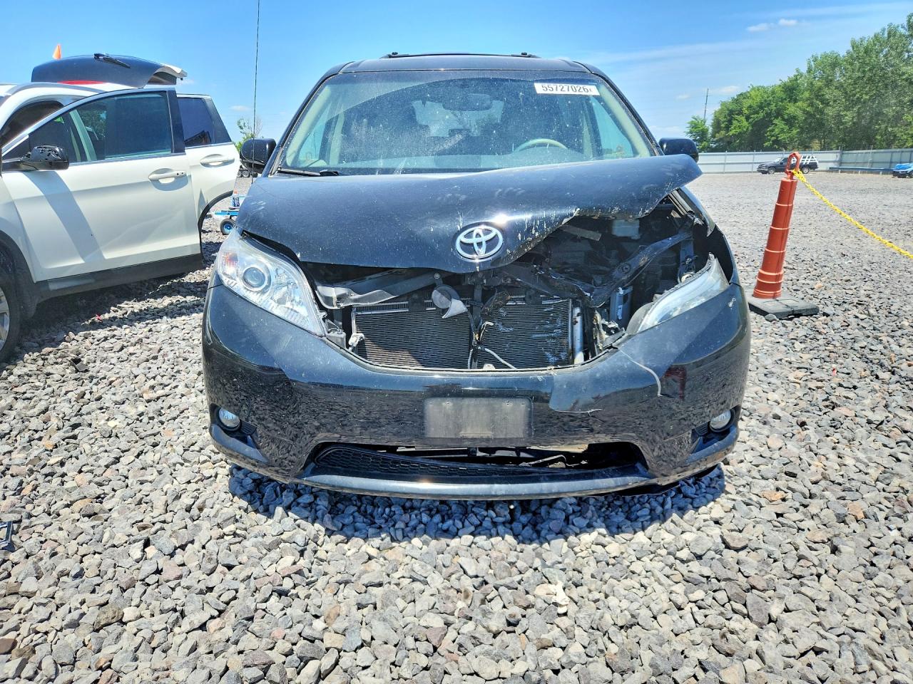 2014 Toyota Sienna Xle 7-passenger Black vin: 5TDDK3DC9ES091307
