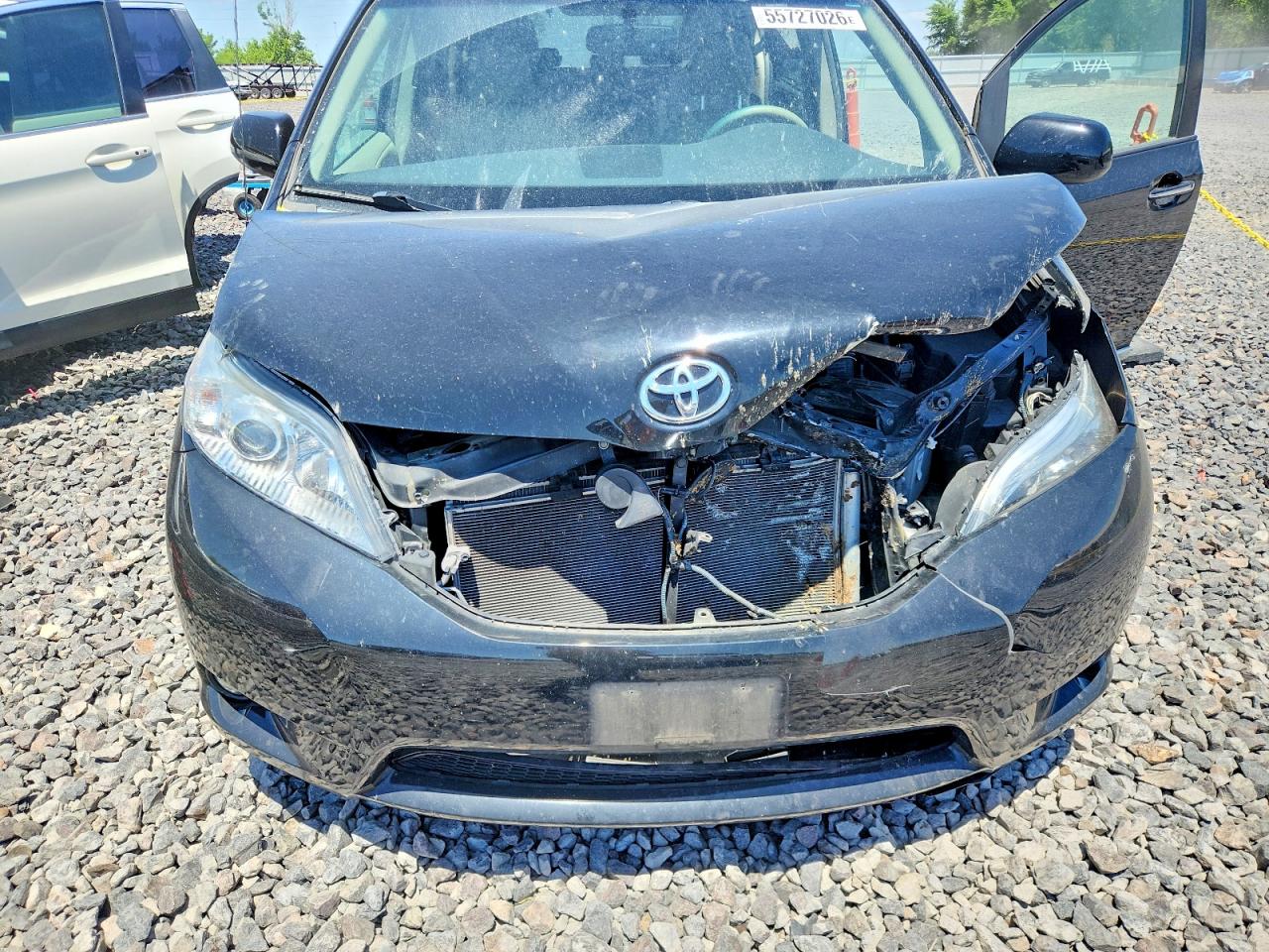 2014 Toyota Sienna Xle 7-passenger Black vin: 5TDDK3DC9ES091307