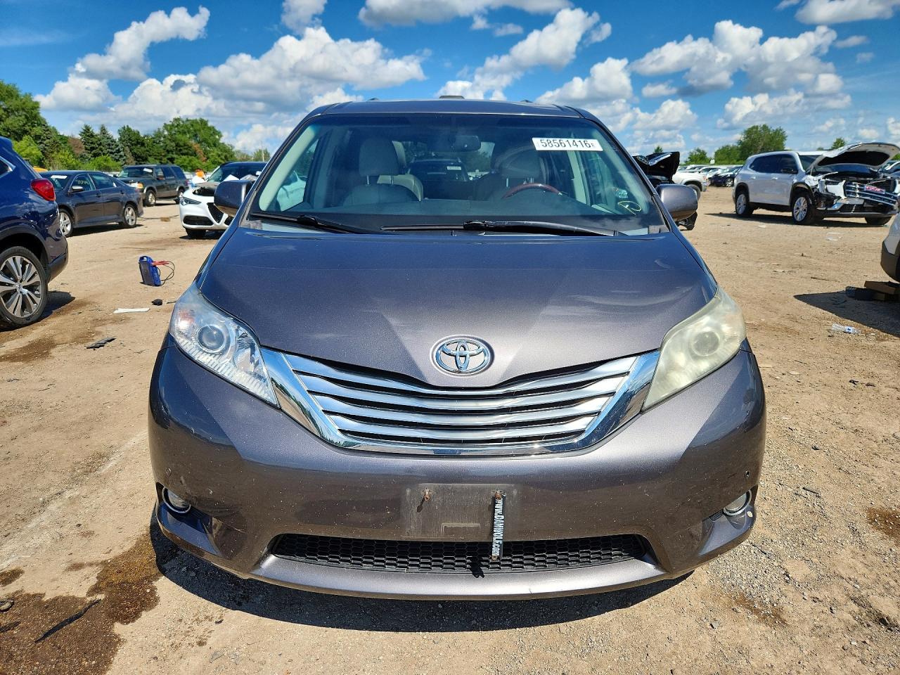 2012 Toyota Sienna Limited 7-passenger Gray vin: 5TDDK3DCXCS030190
