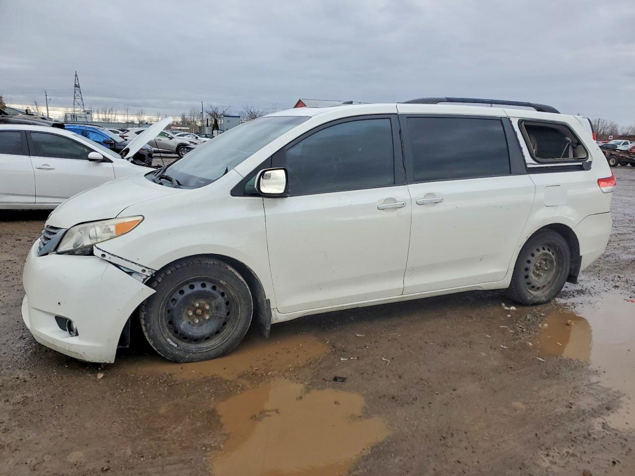 2012 Toyota Sienna Xle Белый vin: 5TDDK3DCXCS043523