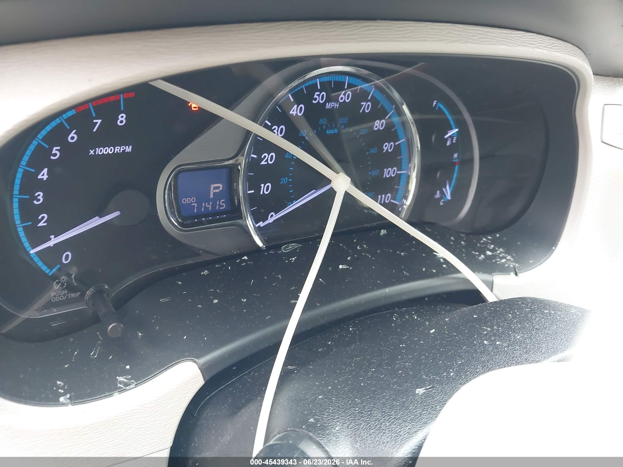 2013 Toyota Sienna Xle 7 Passenger Gray vin: 5TDDK3DCXDS065992