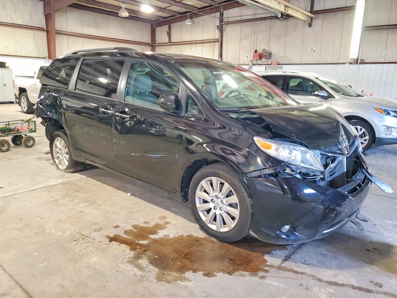 2015 Toyota Sienna Xle Premium 7-passenger Black vin: 5TDDK3DCXFS096940