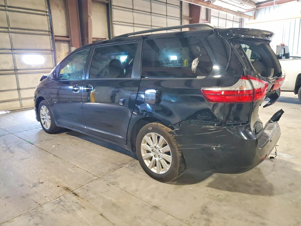 2015 Toyota Sienna Xle Premium 7-passenger Black vin: 5TDDK3DCXFS096940