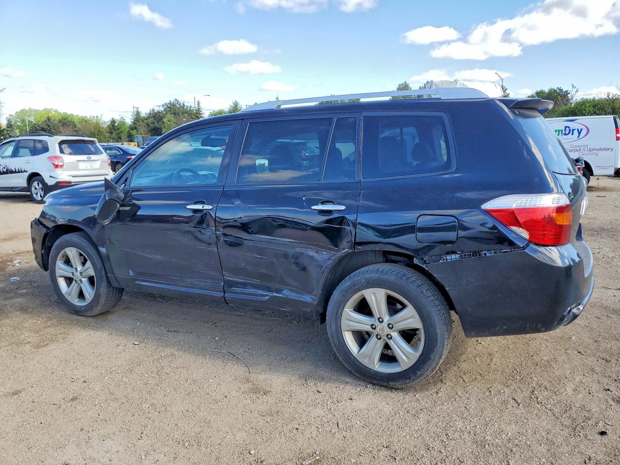 2010 Toyota Highlander Limited Серебряный vin: 5TDDK3EH0AS020064
