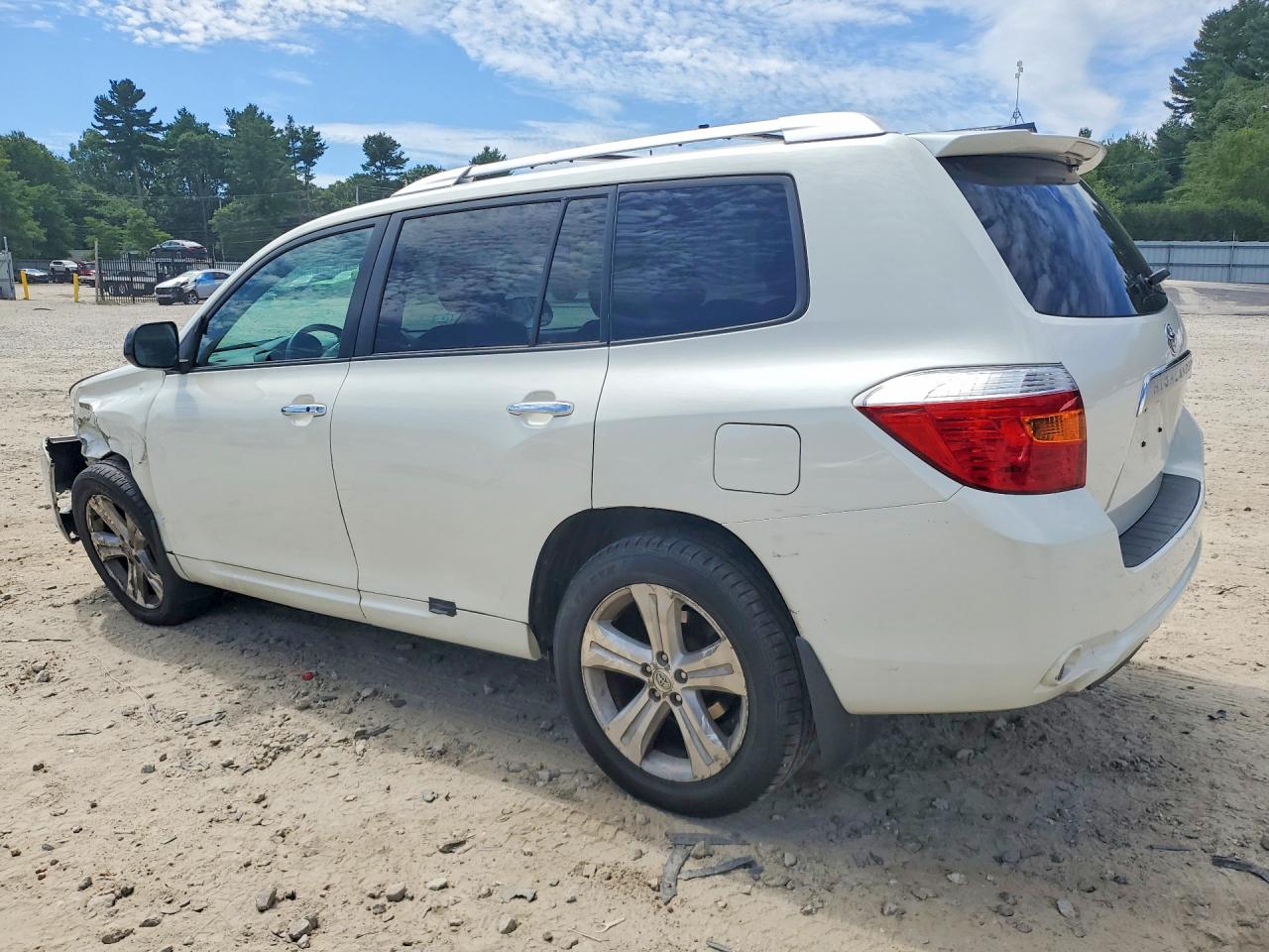 2010 Toyota Highlander Limited White vin: 5TDDK3EH0AS022056