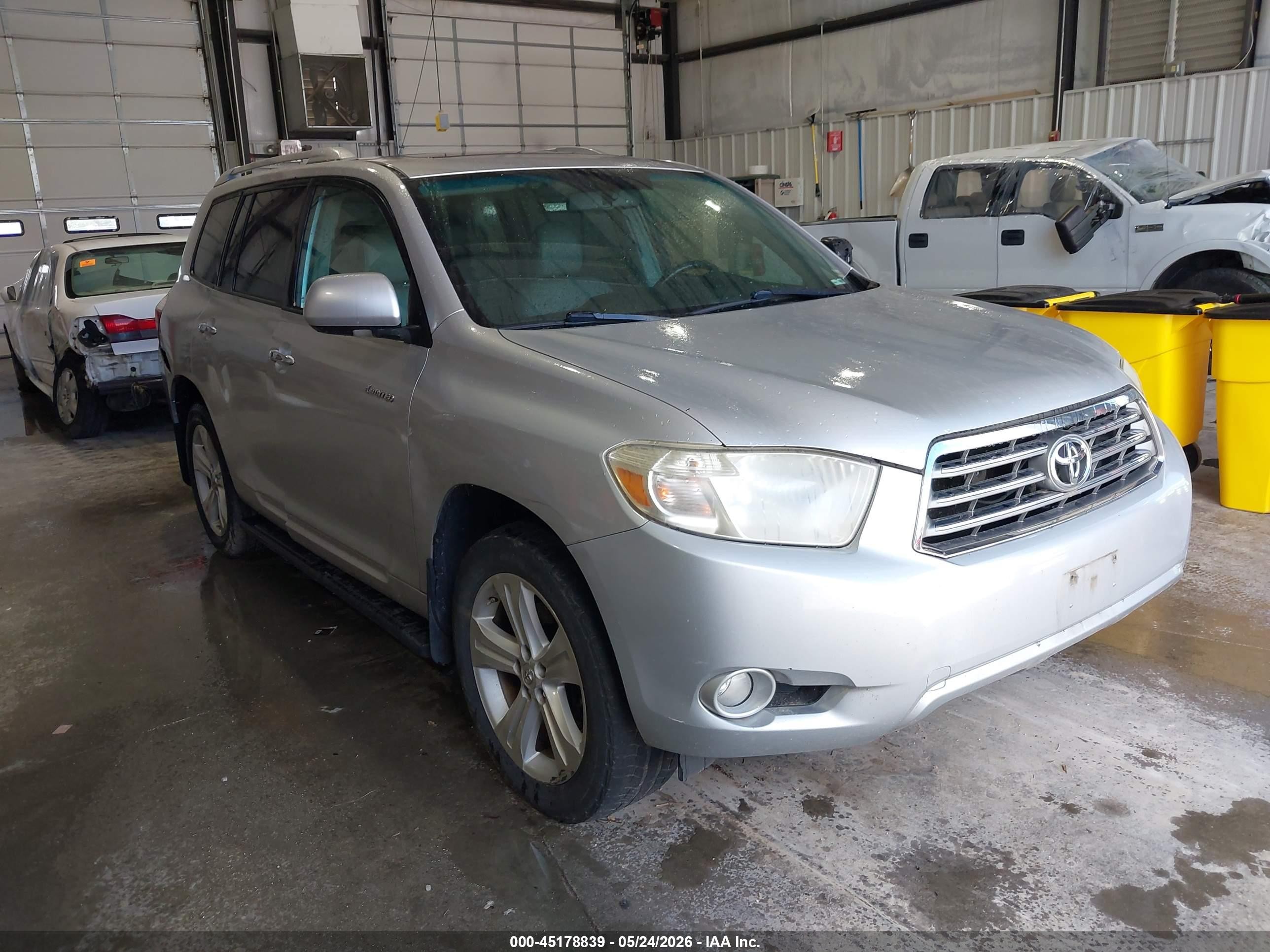 2010 Toyota Highlander Limited V6 Silver vin: 5TDDK3EH0AS022543