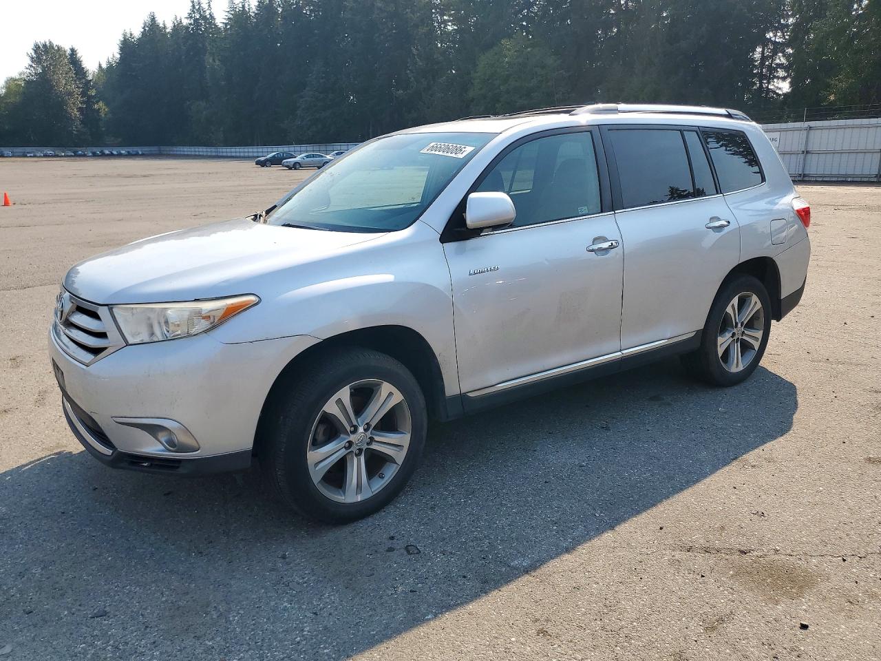 2011 Toyota Highlander Limited Серебряный vin: 5TDDK3EH0BS053891